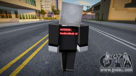 Slenderman from Minecraft for GTA San Andreas