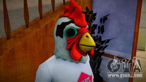 Hotline Miami Mask For Franklin And CJ for GTA San Andreas