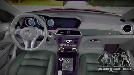 Mercedes-Benz C63 (RUS Plate) for GTA San Andreas