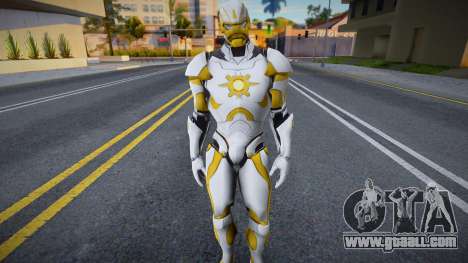 Ironman MK 3 Space GoTG White for GTA San Andreas