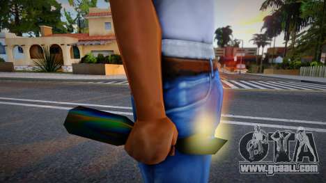 Iridescent Chrome Weapon - Molotov for GTA San Andreas