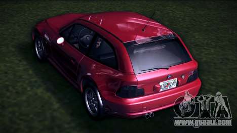 BMW Z3 M Coupe 2002 for GTA Vice City