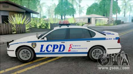 GTA IV Declasse Police Patrol [IVF] for GTA San Andreas