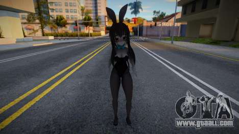[bluearchive] Kakudate Karin Bunny Girl ver for GTA San Andreas