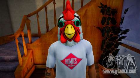 Hotline Miami Mask For Franklin And CJ for GTA San Andreas