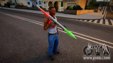 Updated RPG for GTA San Andreas
