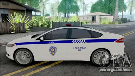 Ford Fusion Titanium Turkish Police for GTA San Andreas
