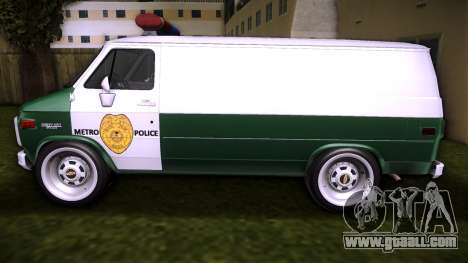 Chevrolet G20 Van MDPD for GTA Vice City