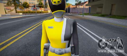 Power Rangers RPM Yellow for GTA San Andreas