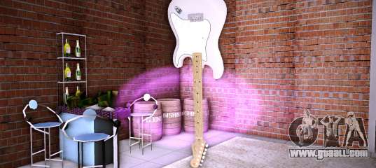 Fender Jimi Hendrix Stratocaster for GTA Vice City