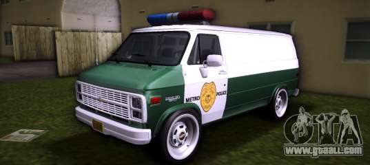 Chevrolet G20 Van MDPD for GTA Vice City