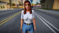 Girl in shorts for GTA San Andreas