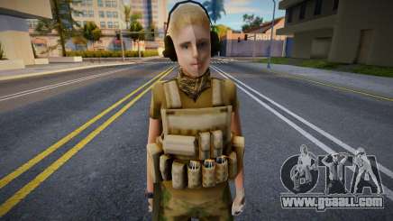 Girl in gear for GTA San Andreas