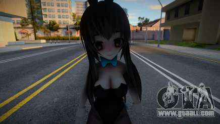 [bluearchive] Kakudate Karin Bunny Girl ver for GTA San Andreas