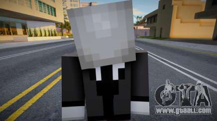 Slenderman from Minecraft for GTA San Andreas