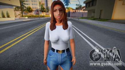 Girl in shorts for GTA San Andreas