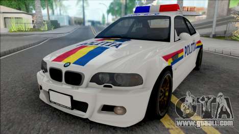 BMW M3 E46 Politia Romana for GTA San Andreas