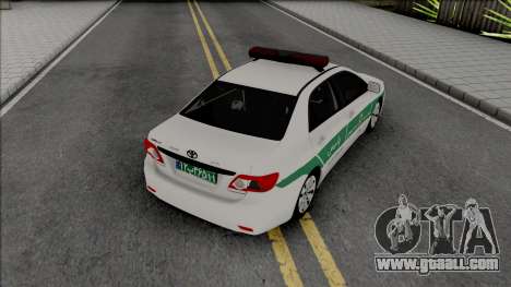 Toyota Corolla 2013 Police Naja for GTA San Andreas