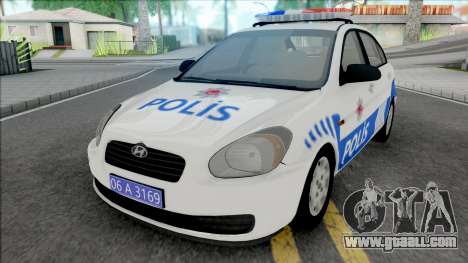 Hyundai Accent Era Police for GTA San Andreas