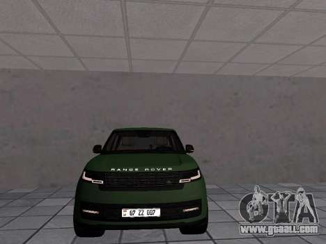 Land Rover Range Rover 2022 for GTA San Andreas