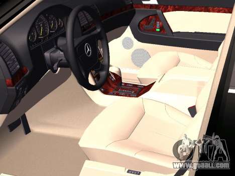 Mercedes Benz S600L (W140) for GTA San Andreas