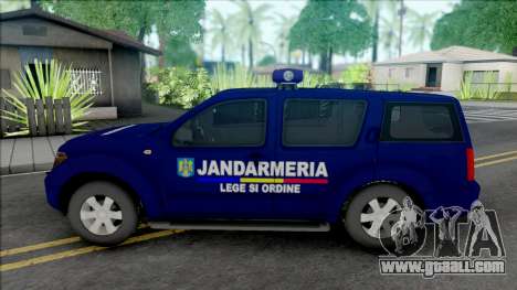 Nissan Pathfinder Jandarmeria for GTA San Andreas
