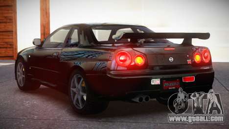 Nissan Skyline R34 Xr for GTA 4