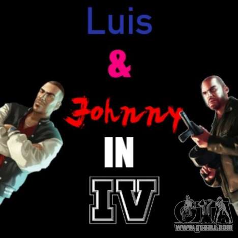 Luis and Johnny in IV as Pedestrians for GTA 4