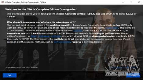 GTA IV Downgrader for GTA 4