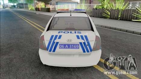 Hyundai Accent Era Police for GTA San Andreas