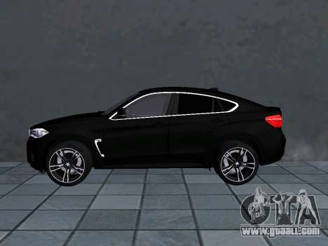 BMW X6M AM Plates for GTA San Andreas