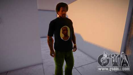 CJ Face T-Shirt for GTA San Andreas