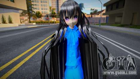 Very Long Black Hair Most Updated Version for GTA San Andreas