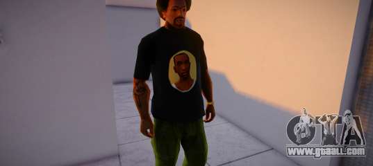 CJ Face T-Shirt for GTA San Andreas