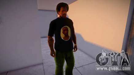 CJ Face T-Shirt for GTA San Andreas