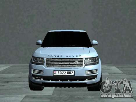 Range Rover SVA Tinted for GTA San Andreas