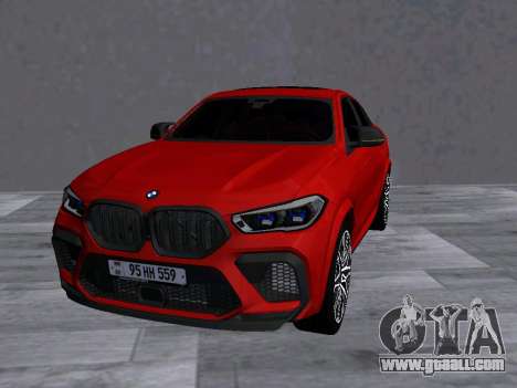 BMW X6 M Competition 2020 V2 for GTA San Andreas