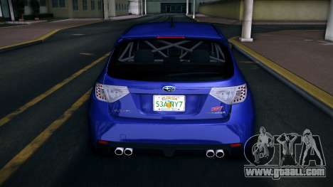 Subaru Impreza WRX STI GRB (LHD) (Golden Rims) for GTA Vice City