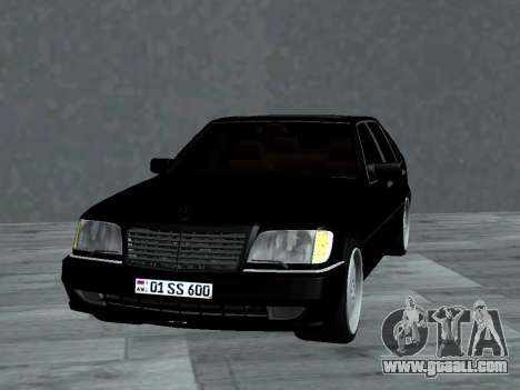 Mercedes Benz S600 AMG (W140) for GTA San Andreas