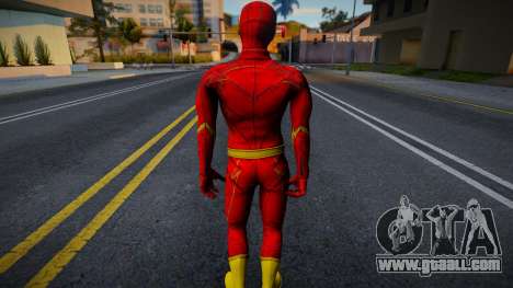 The Flash S4 Suit with Golden Boots for GTA San Andreas