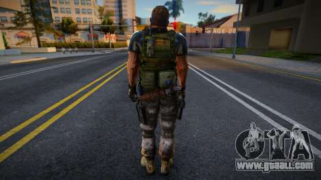 New Chris Redfield for GTA San Andreas