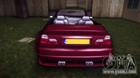 BMW M3 (convertible) for GTA Vice City