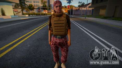 Turkish Police SWAT-Summer Uniform (with cap) for GTA San Andreas