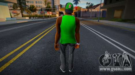 Grove Street man v3 for GTA San Andreas