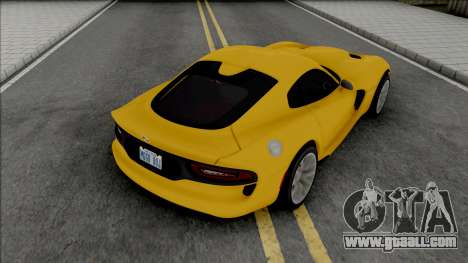 Dodge SRT Viper GTS 2012 [IVF VehFuncs] for GTA San Andreas