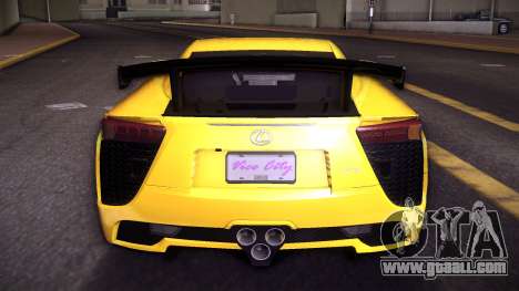 Lexus LFA Nurburgring for GTA Vice City