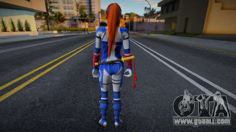 Dead Or Alive 5 - Kasumi (Costume 3) v6 for GTA San Andreas