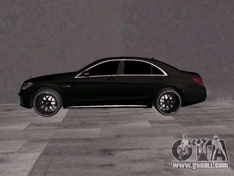 Mercedes Benz S63 AMG (W222) for GTA San Andreas
