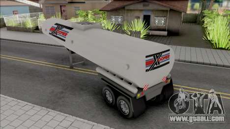 Grey Petrol Tanker Trailer for GTA San Andreas