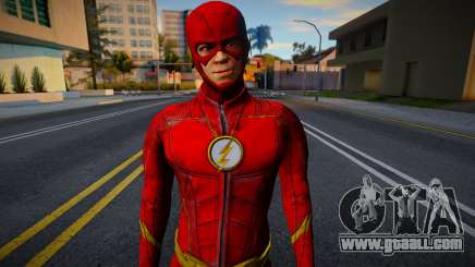 The Flash S4 Suit with Golden Boots for GTA San Andreas